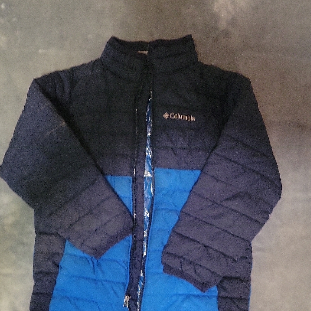 Columbia Navy and Royal Blue Quilted Jacket